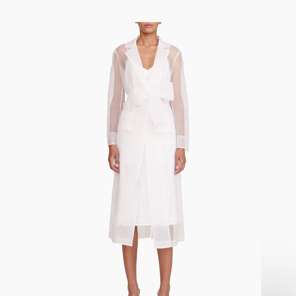 Stuad Ashley Sheer Belted Midi-Dress